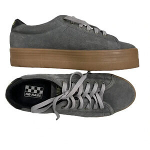 No Name Brand Plato 40mm Canvas Platform Sneakers